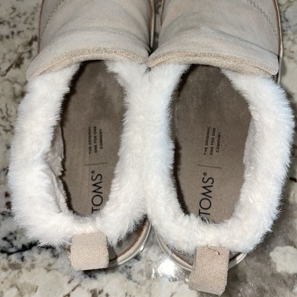 TOMS Paxton Faux Fur Ankle Boots - Size 8 - Picture 9 of 11